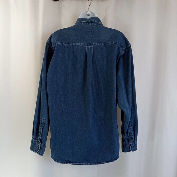 Club Room By Charter Club Shirt Women's Size Medium Denim * - Picture 3 of 16